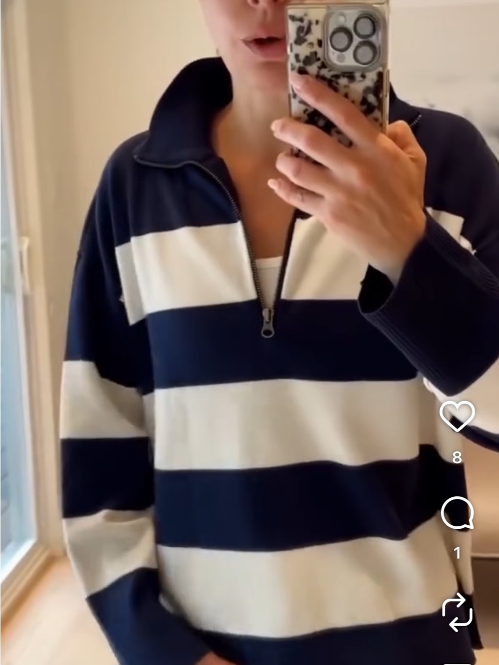 Gentle Fawn | Idris Striped Sweater, Navy - Picture 9 of 9